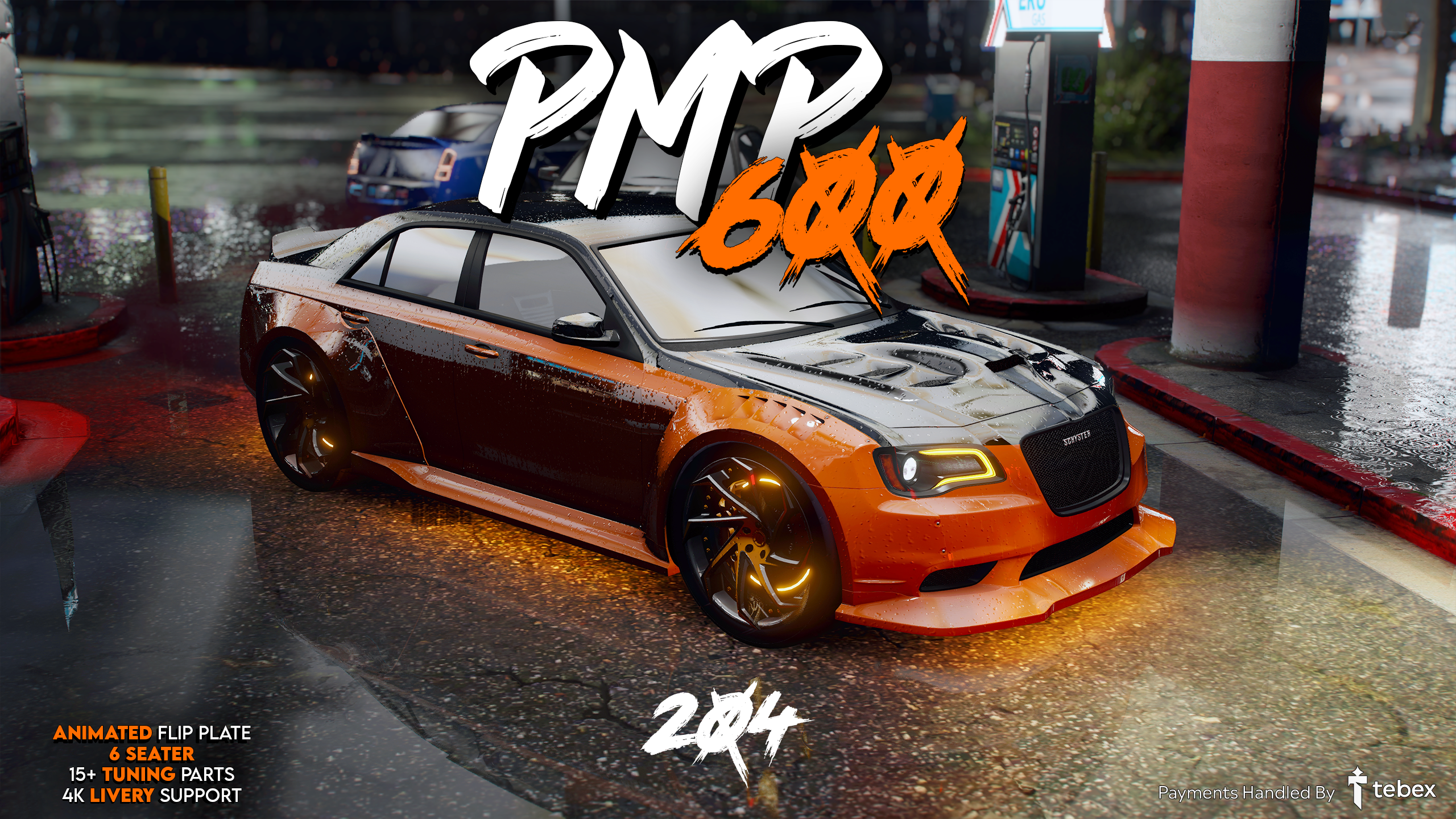 204s PMP600 - 6 Seater (Animated Flip Plate)